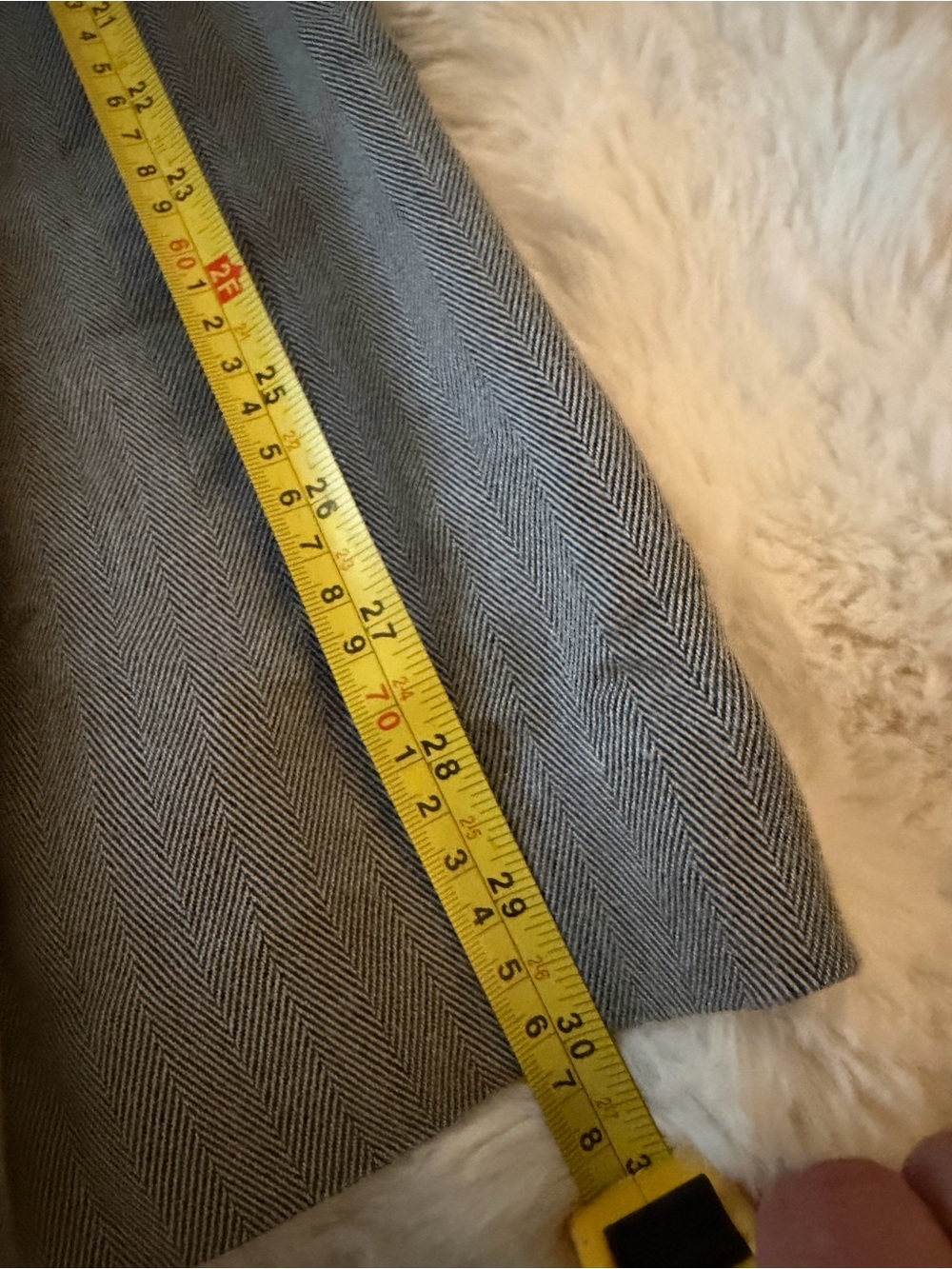 New size 12 women’s pants Classic Gray Dress/work Pants. Straight Leg. Mid waist - Picture 8 of 8